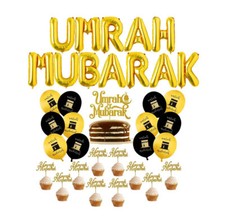 Umrah Mubarak Dekorationsset Umre Umra Mubarek Hajj Islam Deko