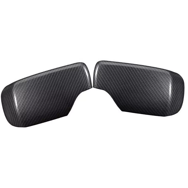 Door Wing Mirror Cover Caps Carbon Look Fit BMW E46 E39 1998-2005 Saloon Estate Foto 4 de 4
