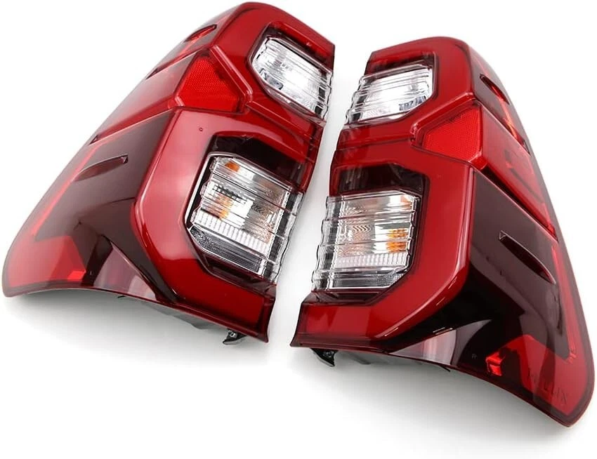 Rear Right & Left LED Tail Light Lamp Pair For Toyota Hilux Revo Rocco 2020 2024 - Image 2 of 4