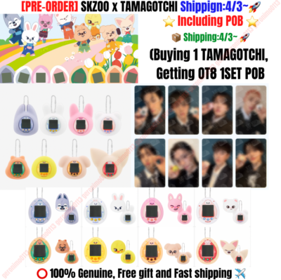 PRE-ORDER] Stray Kids SKZOO TAMAGOTCHI & CASE SET+POB 8EA