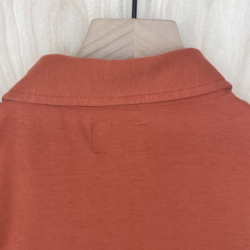 Linksoul Mens SS Tempus Fugit Orange Auburn Golf Wolfdancer Polo Shirt Large - Picture 11 of 12