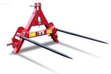 Ballenspieß Ballengabel Ballenspiess mit Front- und Heckaufnahme 🍀 Kat 1/2