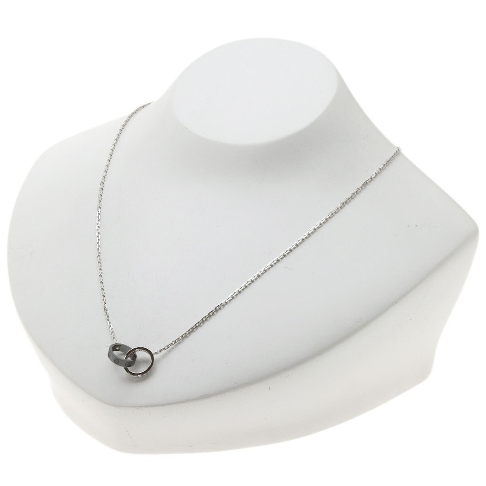 CARTIER Necklace Baby Love Diamond K18 White Gold eBay