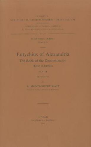 Eutychius von Alexandria. th of the Demonstration Kitab Al-burhan, II. Ar. 23.... - Bild 1 von 1