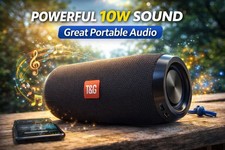 T&G TG-117 Portable Bluetooth Speaker | 10W Loud Sound | USB-C | AUX | TF Card