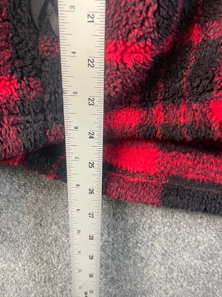 Chaqueta polar con cremallera completa The North Face Campshire roja a cuadros talla M Foto 3 de 4