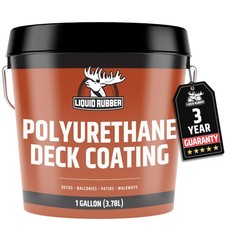 Liquid Rubber Polyurethane Deck Coating &ndash; 10X Stronger Than Traditional De