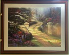 Large Signed Thomas Kinkade "Spring Gate" Limited Edition Lithograph Numbered — photo 5