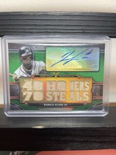2024 Topps Triple Threads Emerald Ronald Acuña Jr.  patch Autograph /18