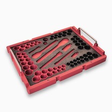Fits Any Tools, Custom Milwaukee Socket/Ratchet Organizer For 3- Drawer PACKOUT