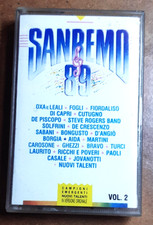 SANREMO '89 VOL.2 (MC MUSICASSETTA TAPE CASSETTE AUDIO) 1989