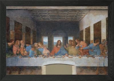 The Last Supper Framed Wall Art Poster Canvas Print Picture