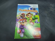 Nintendo Wii Manual Only Playground