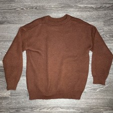 Brown vintage 80s American-made sweater Men