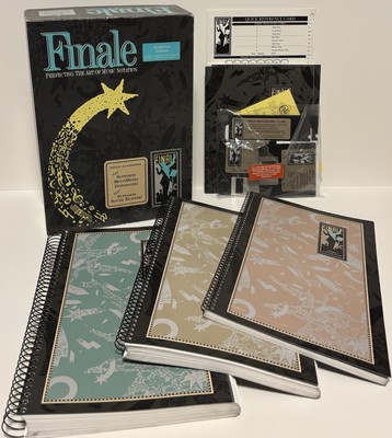 RARE VINTAGE Finale For Windows Music Notation Computer Program Complete Floppy