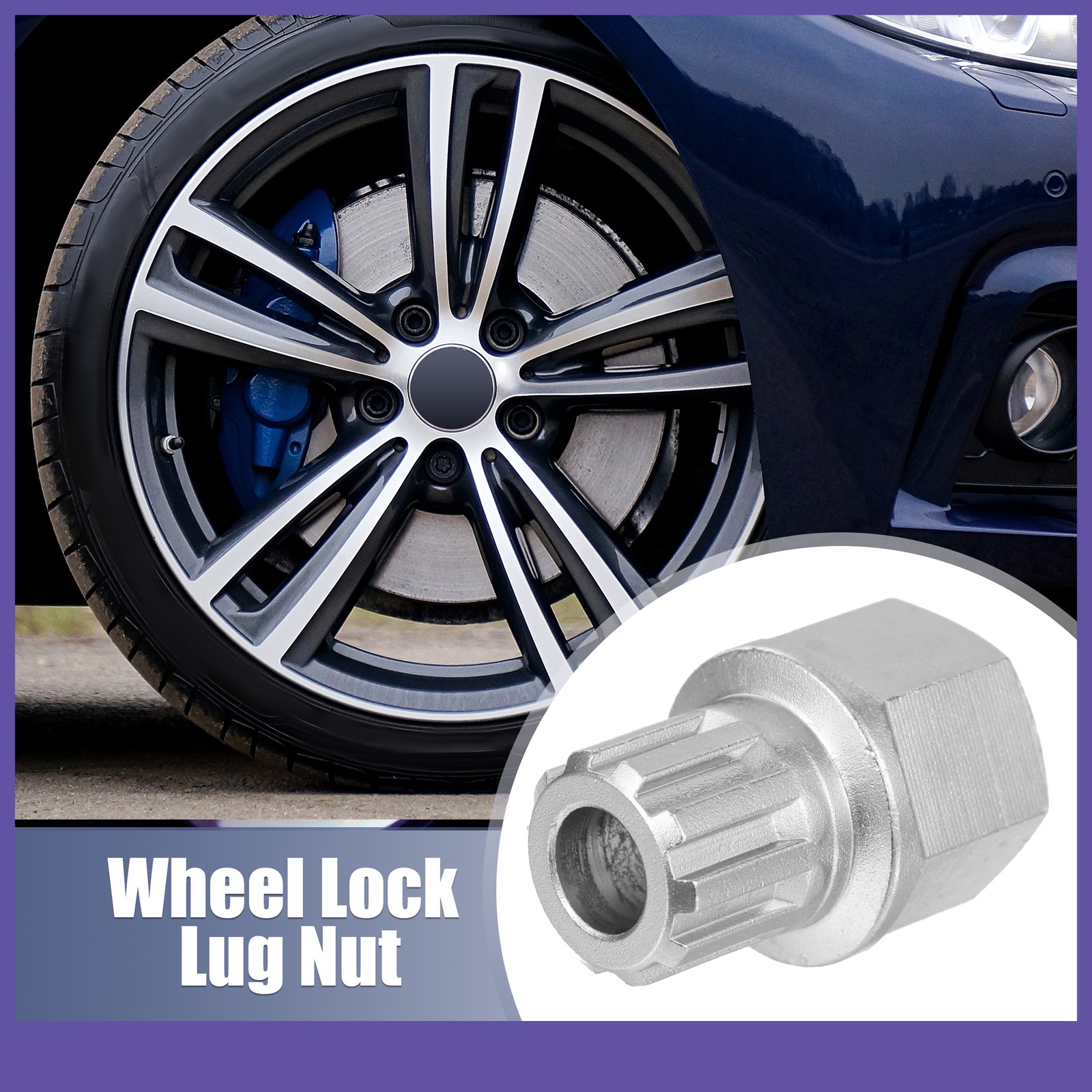 55/10PT Wheel Lock Lug Nut Screw Removal Key Single Custom for VW for Audi