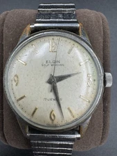 Vintage Elgin Self Winding 17 Jewels Automatic Watch Cal 790 Germany - Runs Well