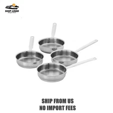 Demeyere Resto4-pc, 18/10 Stainless Steel, Mini Fry Pan Set