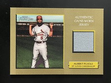 2006 Topps Turkey Red Game-Worn Gold Albert Pujols 1/25 Jersey