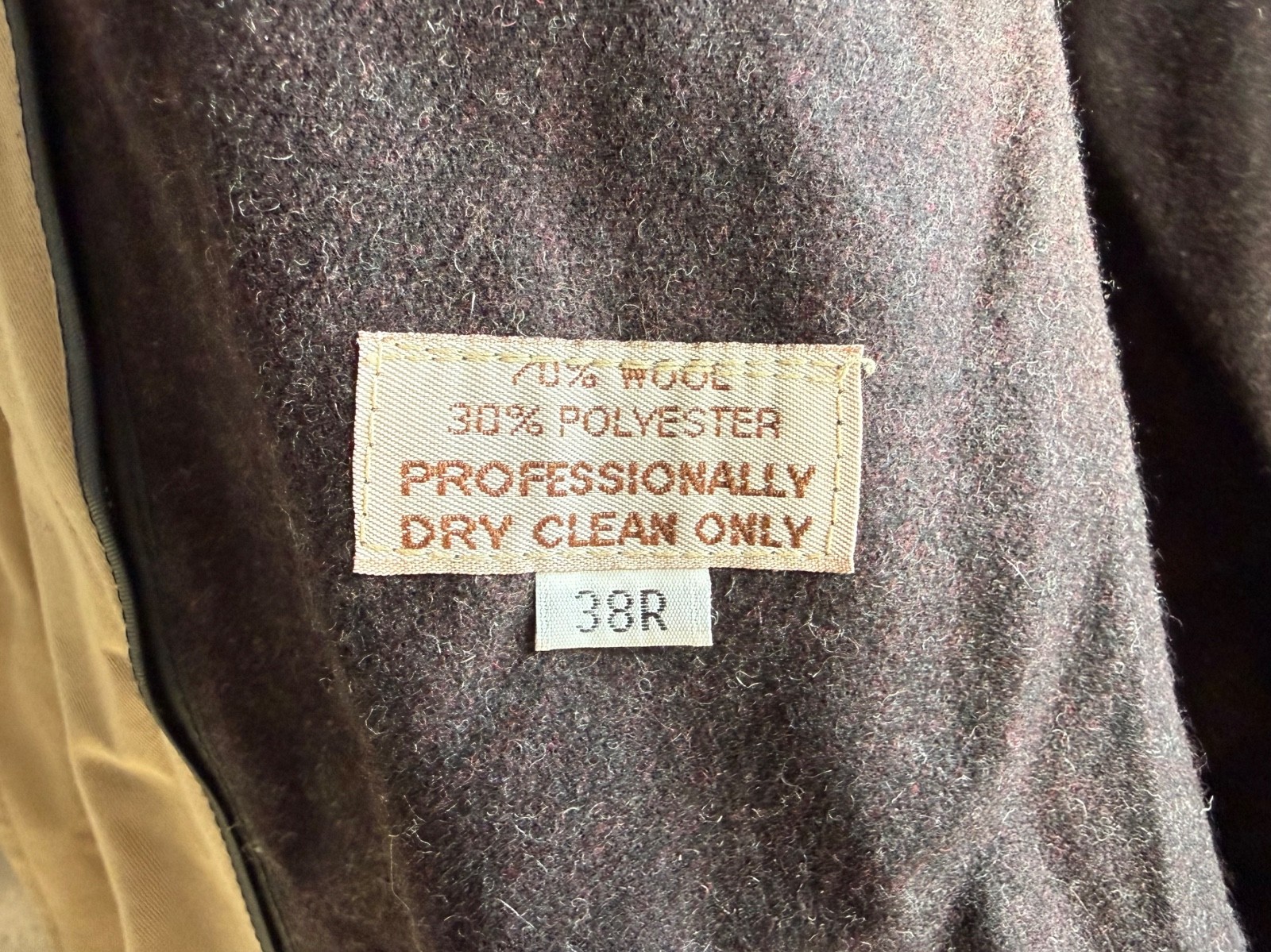 Vintage Christian Dior Monsieur Double Breasted Trench Coat w/ Wool Liner Sz 38R thumbnail 7