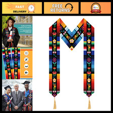 Mexican Graduation Stole - Serape Sash for 2026  Estola para Graduaci n 2026