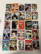 Mark McGwire Mixed Brands 25 Card Lot - A's, Cardinals