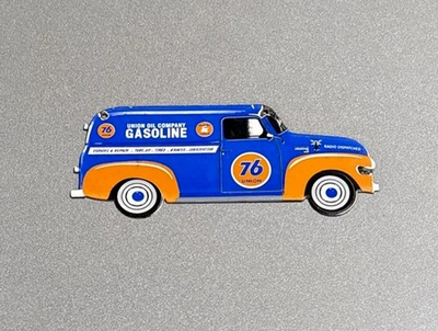 #ad #ad VINTAGE 12” 76 GASOLINE SERVICE PORCELAIN SIGN CAR GAS TRUCK OIL MOTORCYCLE $129.99