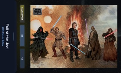 Fall Of The Jedi - Logofractor 77cc - Star Wars Card Trader Galaxy Chrome 2025