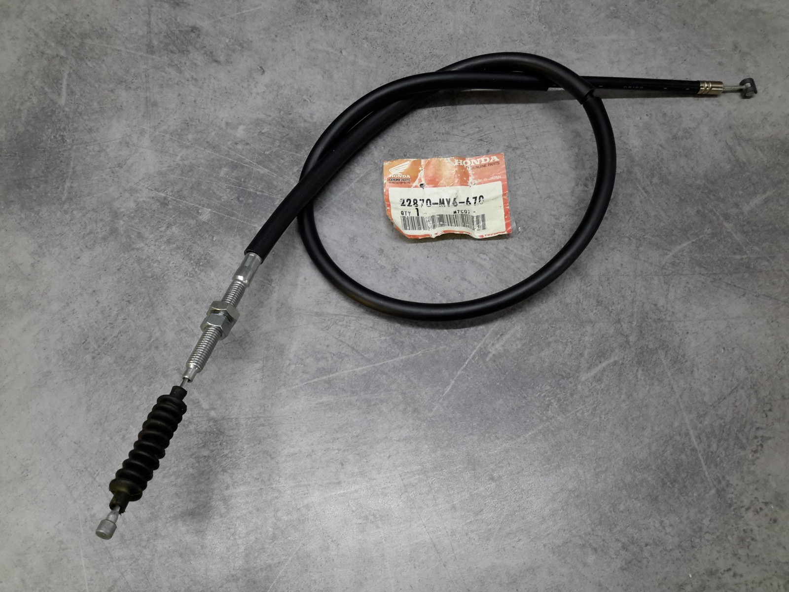 Cable d'embrayage HONDA 22870-MY6-670 pour moto trail XR650 en acier noir