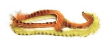 Fly Tying Zonker Strips, Black Barred Rabbit for Streamers and Pike Flies