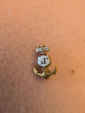 Delta Gamma Sorority 10K Golden Anchor Pin, 1953 2.4g Stainton,BA Margotp