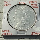 1885 BU GEM MORGAN SILVER DOLLAR UNC MS+++ DMPL U.S. MINT RARE COIN 5666