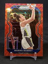 2021 Panini Prizm WNBA Prizms Ruby Wave #15 Marina Mabrey - NM-MT