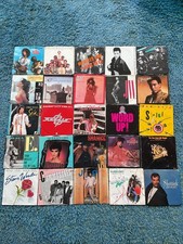 25 VINTAGE PICTURE SLEEVES POP R B SOUL ,FUNK 45 RPM RECORDS LOT EX