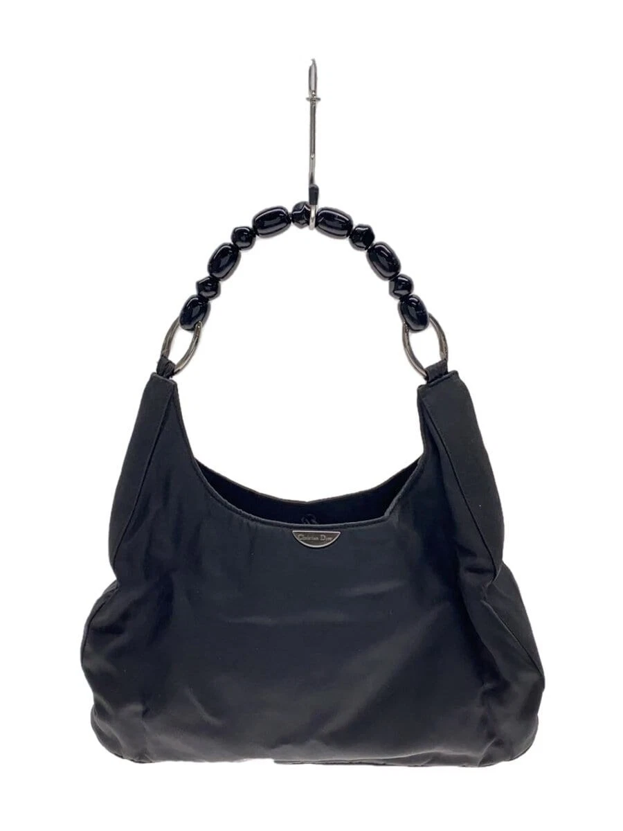 Sac à main Christian Dior nylon BLK couleur unie