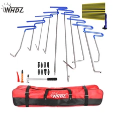 24Pcs WHDZ Lighting Board Puller Rod Hammer–Car Paintless Dent Repair Tool Kits