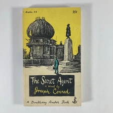 The Secret Agent by Joseph Conrad Paperback A Doubleday Anchor Book Vintage