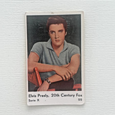 Elvis Presley 1961 Dutch Gum Serie X Trading Card #55