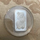1 PAMP SUISSE 10 Gram .999 Fine SILVER BAR ~ Lady Fortuna rare