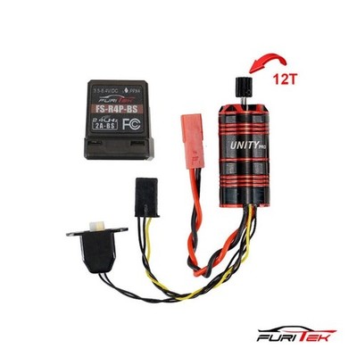 FURITEK für Redcat Ascent-18 Unity PRO 3500KV 2in1 Micro FOC Brushless System +