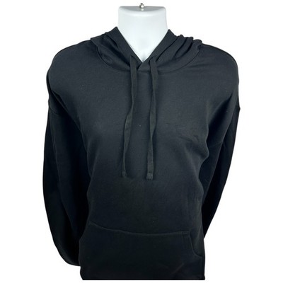 Men's Alternative Apparel Eco-Cozy Fleece Pullover Hoodie Ultra-Soft (Eco Black)