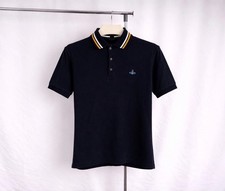 Vivienne Westwood Polo Shirt   Black, Orb Logo, Size:L  Excellent Condition