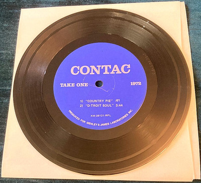 Contac: Take One 7'' EP 1972 rare private press jazz/funk library?