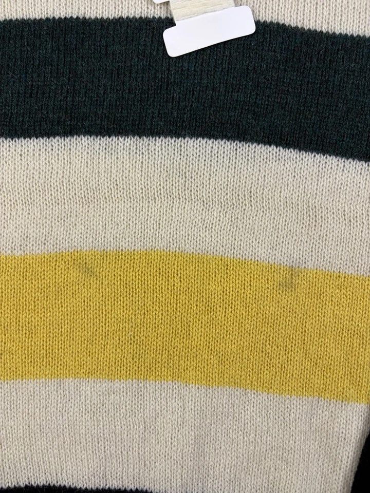 Vintage Woolrich Sweater Men’s Size Medium Wool Knit Hudson Bay Striped 80s NEW - Image 3 of 4