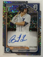 2024 Bowman Chrome Bennett Lee Auto Speckle Refractor 1st #277/299