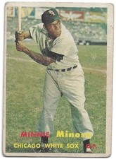 57 Topps 138 Minnie Minoso Chicago White Sox VG