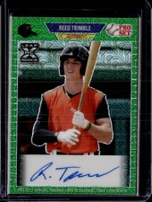 2021 Pro Set Metal - 1989 Pro Set Base Autographs Mojo Green Reed Trimble 4/4