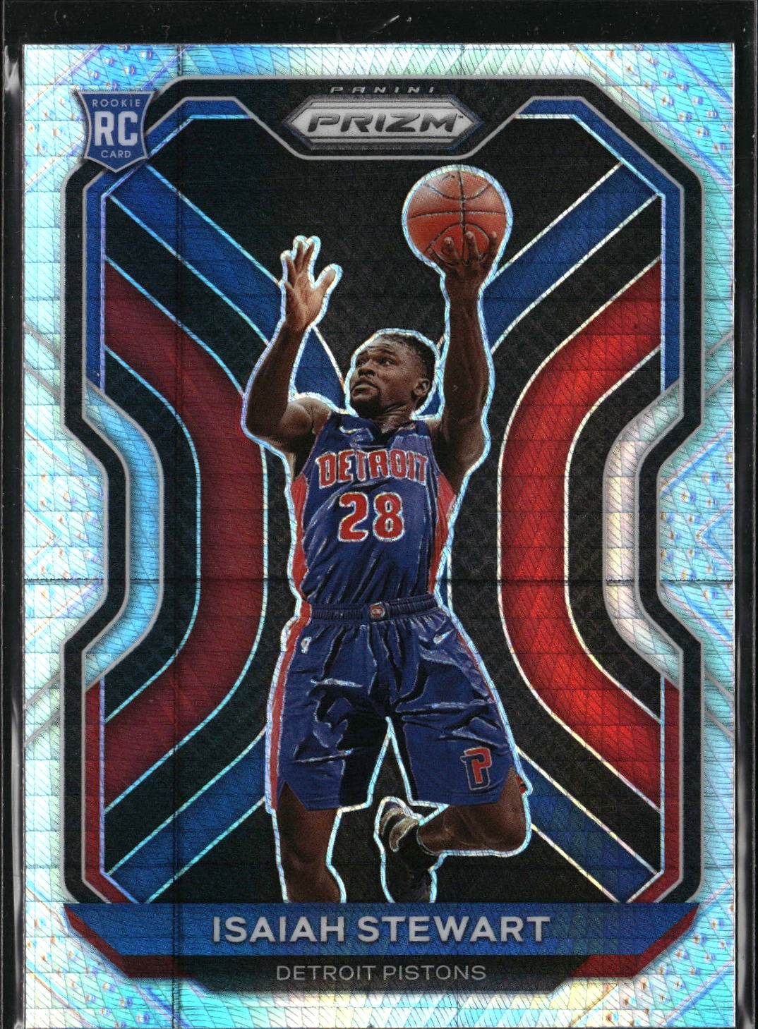 2020-21 Panini Prizm #254 Isaiah Stewart Silver Hyper