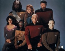 Levar Burton Autographed 11X14 Photo Star Trek: The Next Generation BAS BK41218
