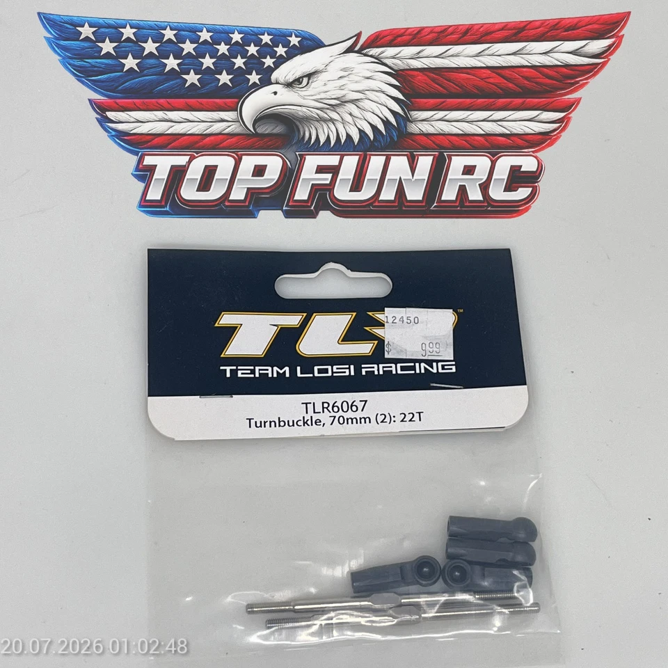 Team Losi Racing Turnbuckle, 70mm (2): 22T TLR6067 - Image 1 of 1